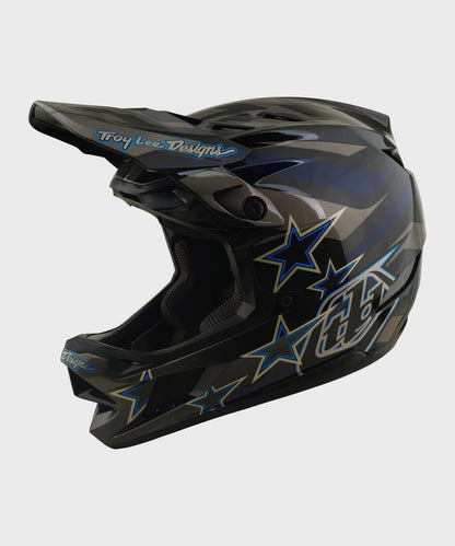 Troy Lee Designs D4 Composite Helmet 2026 - Burst Grey - View 1 - BRINK