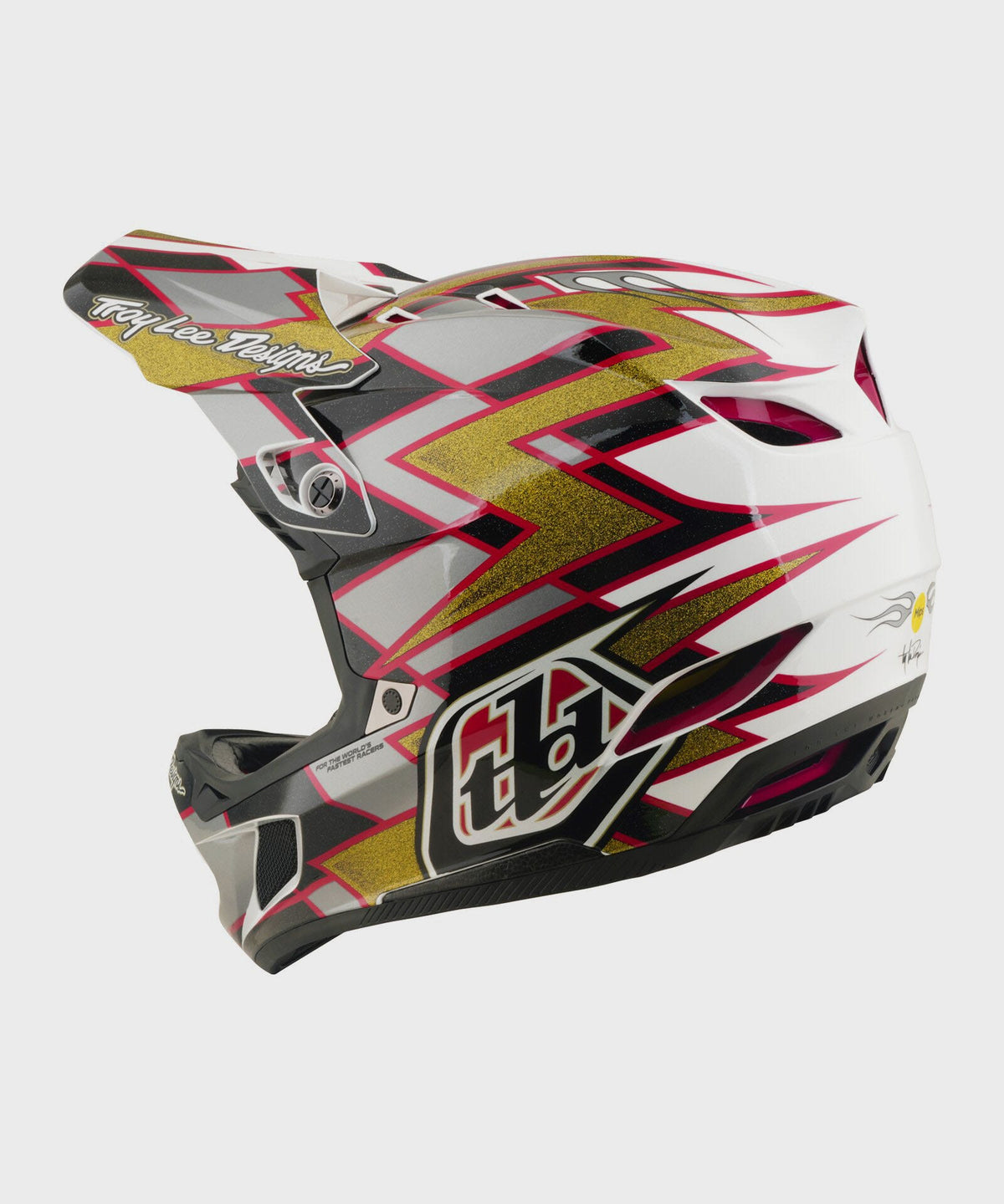 Troy Lee Designs D4 Composite Helmet 2026 - Flush Black - View 2 - BRINK