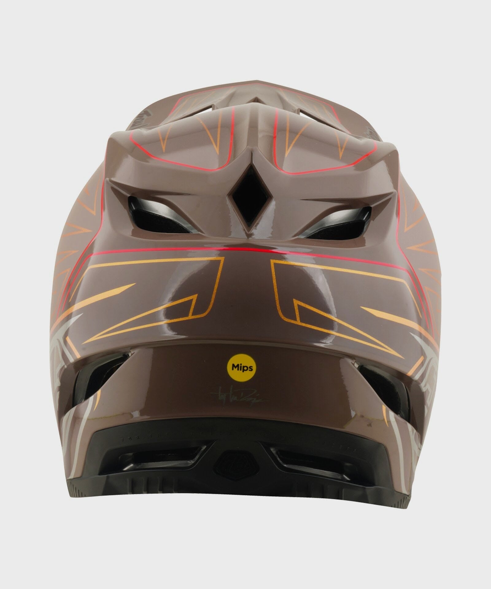 Troy Lee Designs D4 Polyacrylite Helmet 2026 - Shadow Pro Timber - View 3 - BRINK