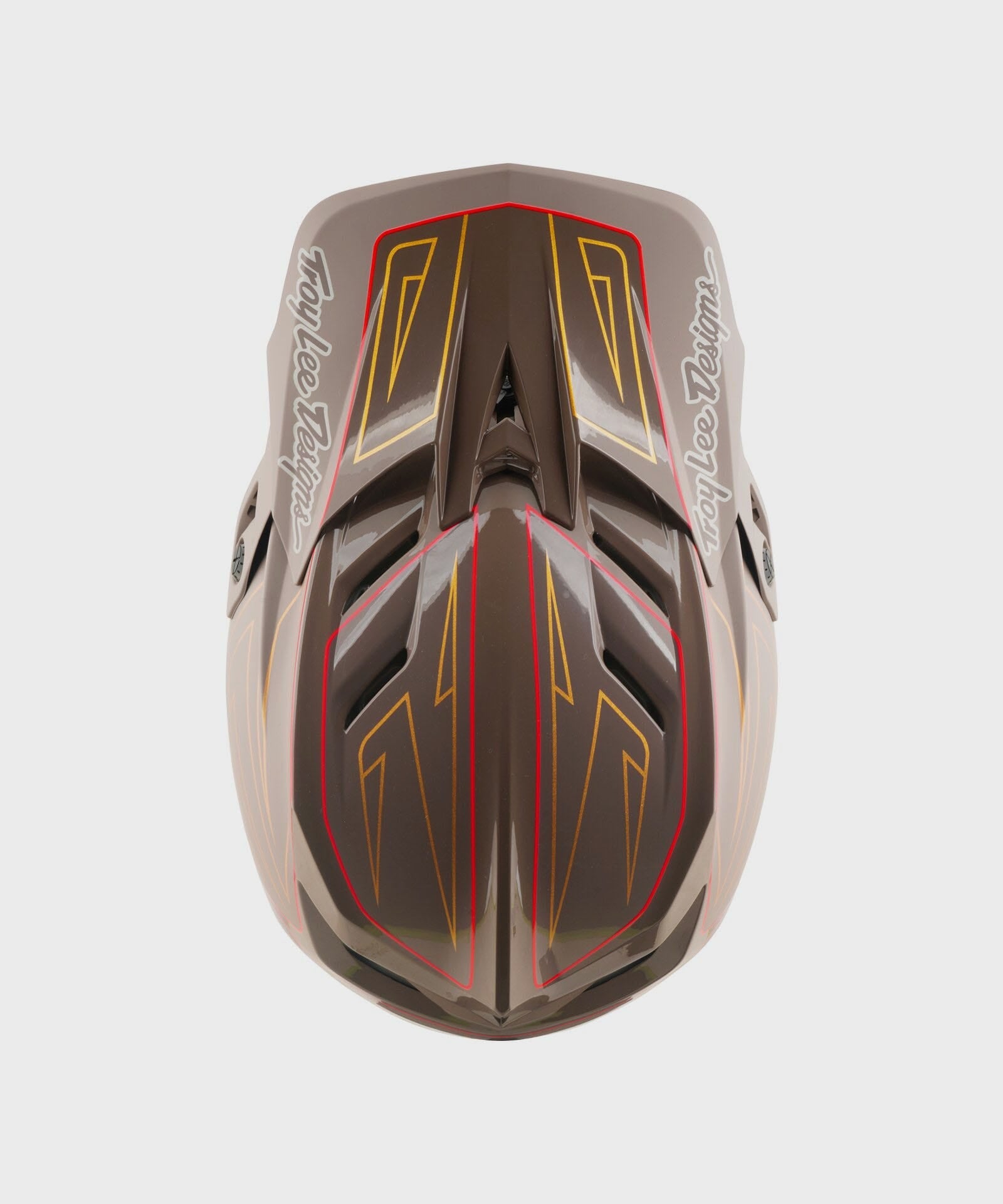 Troy Lee Designs D4 Polyacrylite Helmet 2026 - Shadow Pro Timber - View 4 - BRINK