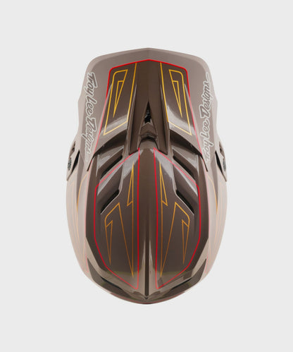 Troy Lee Designs D4 Polyacrylite Helmet 2026 - Shadow Pro Timber - View 4 - BRINK
