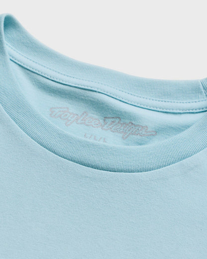 Troy Lee Designs Deuces LS Tee 2026 - Dawn Blue - View 3 - BRINK