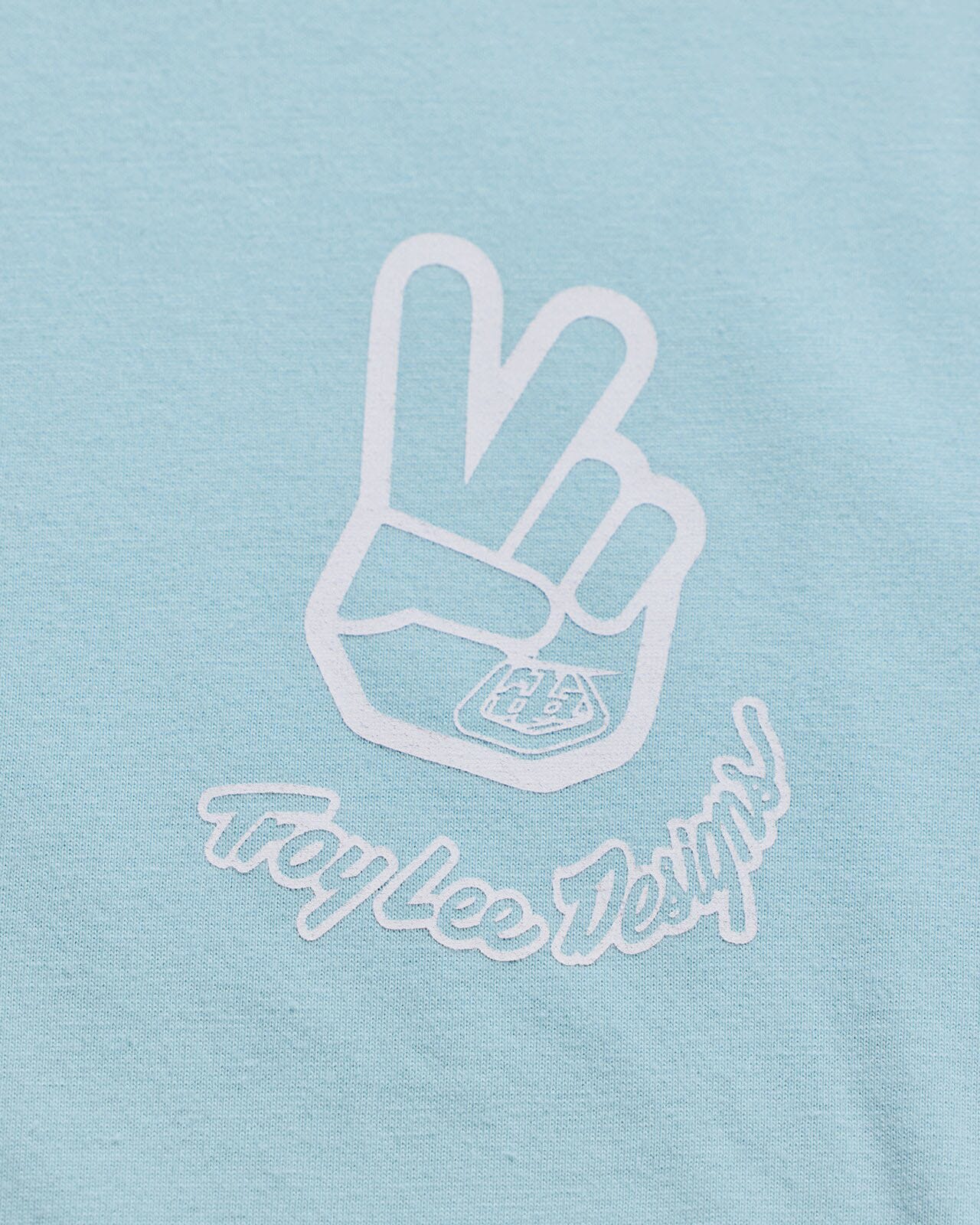 Troy Lee Designs Deuces LS Tee 2026 - Dawn Blue - View 4 - BRINK