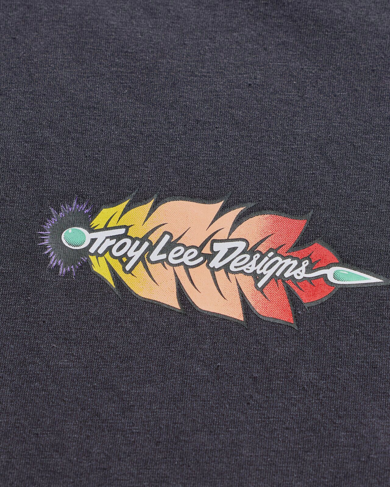 Troy Lee Designs Featherlite Womens SS Tee 2026 - Carbon - View 4 - BRINK