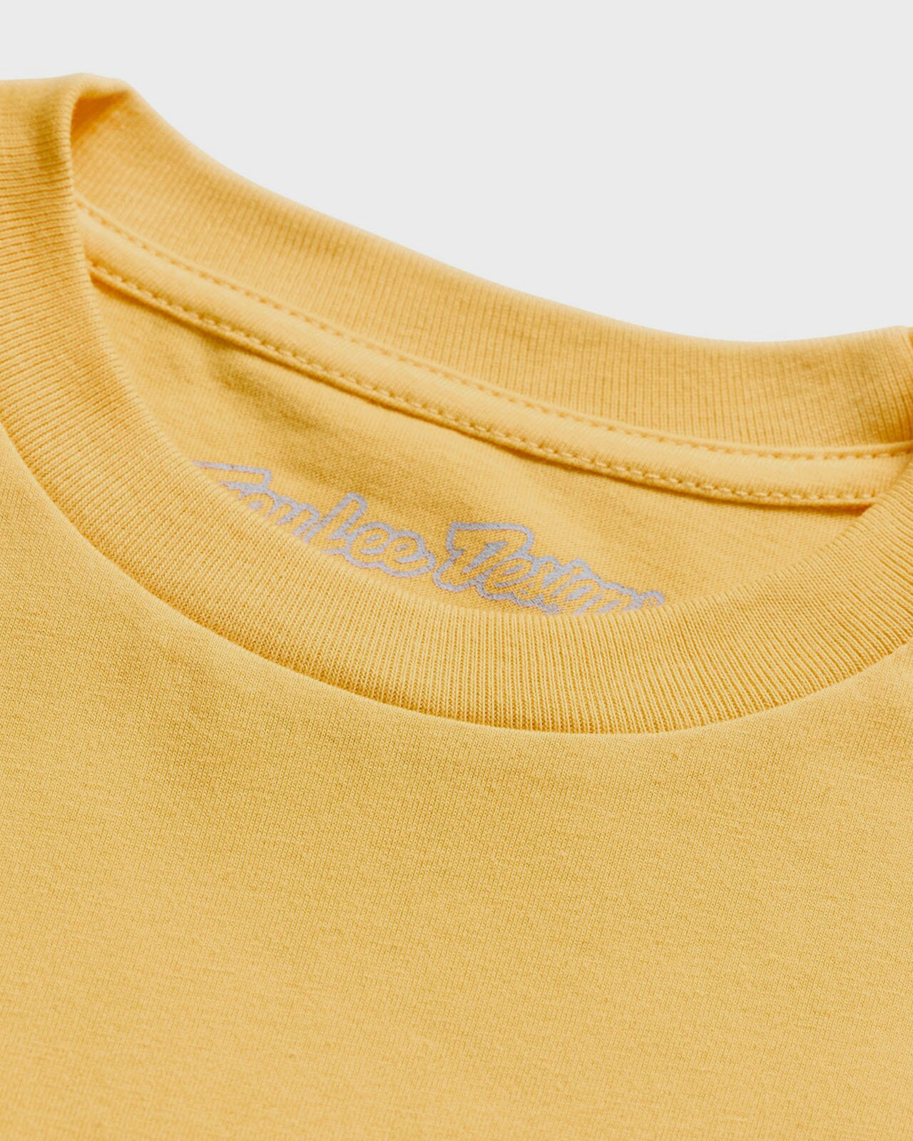 Troy Lee Designs Feathers Youth SS Tee 2026 - Bleached Melon - View 3 - BRINK