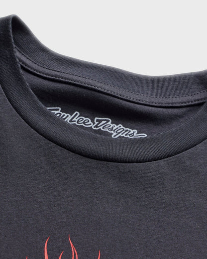 Troy Lee Designs Flame2 LS Tee 2026 - Carbon - View 3 - BRINK