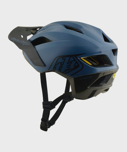 Troy Lee Designs Flowline Helmet 2026 - Point Slate / Charcoal - View 2 - BRINK