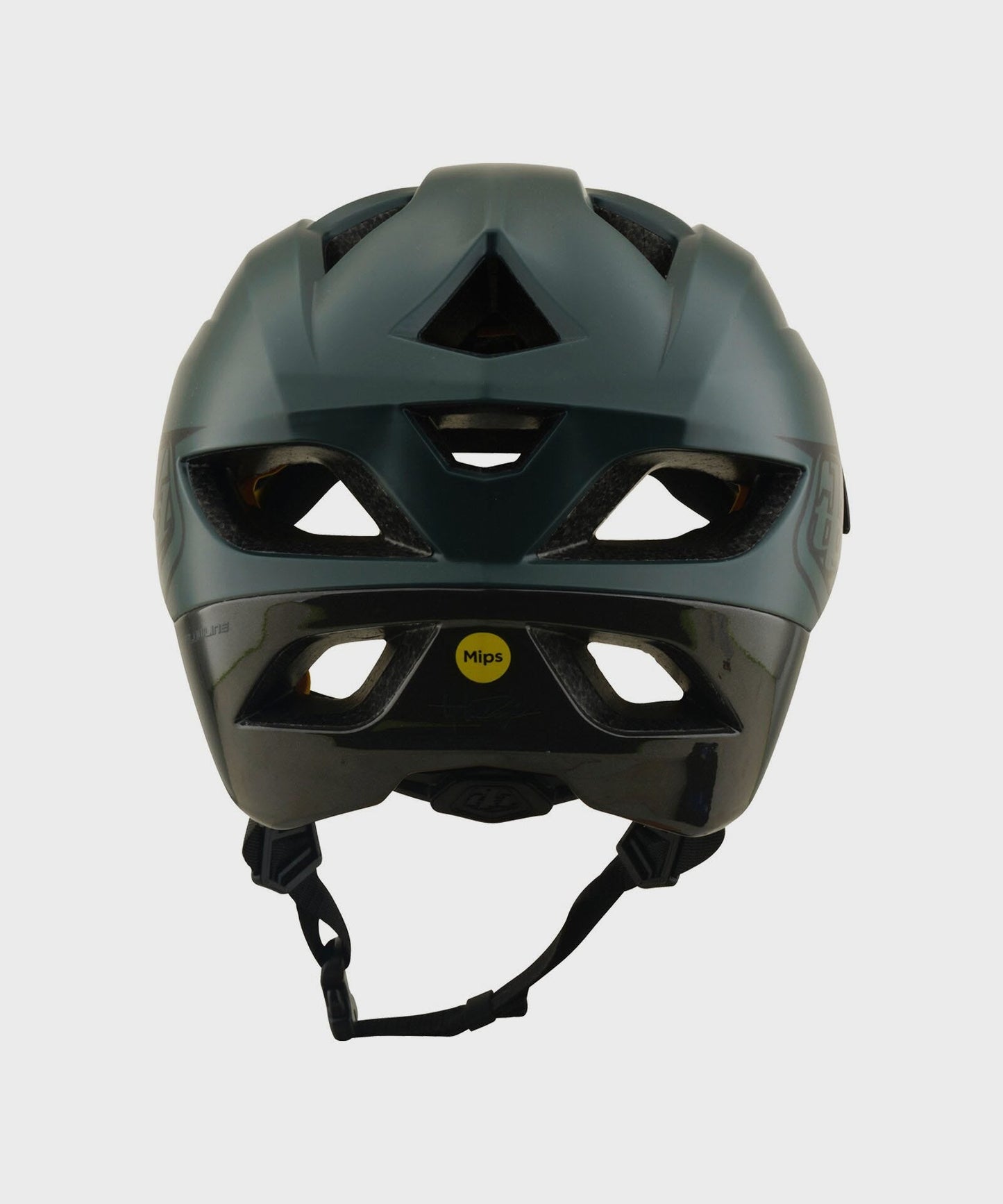 Troy Lee Designs Flowline Helmet 2026 - Point Dark Forest / Charcoal - View 3 - BRINK