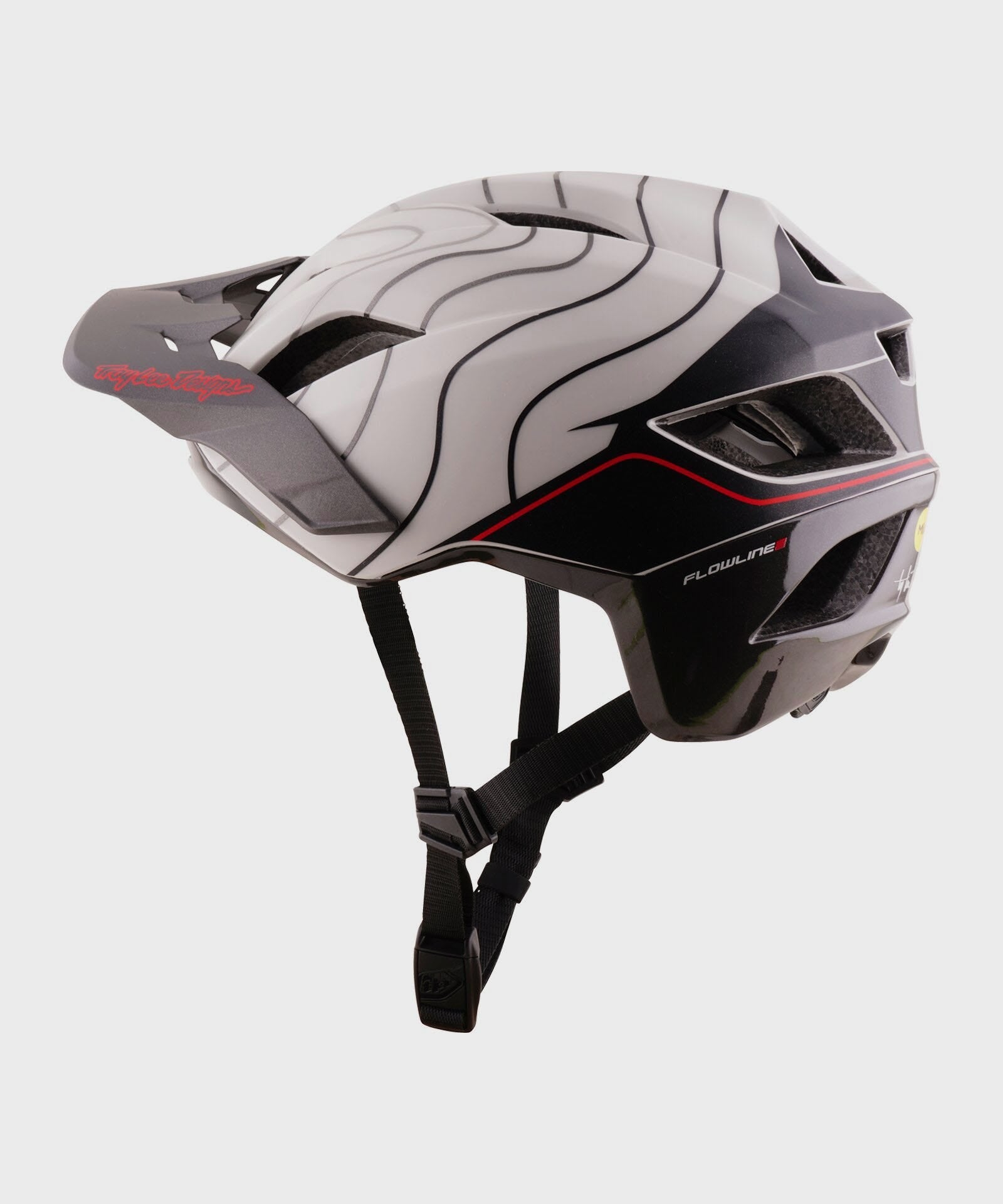 Troy Lee Designs Flowline SE Helmet 2026 - Dipped Pumice / Charcoal - View 2 - BRINK