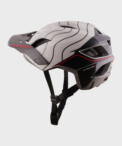 Troy Lee Designs Flowline SE Helmet 2026 - Dipped Pumice / Charcoal - View 2 - BRINK