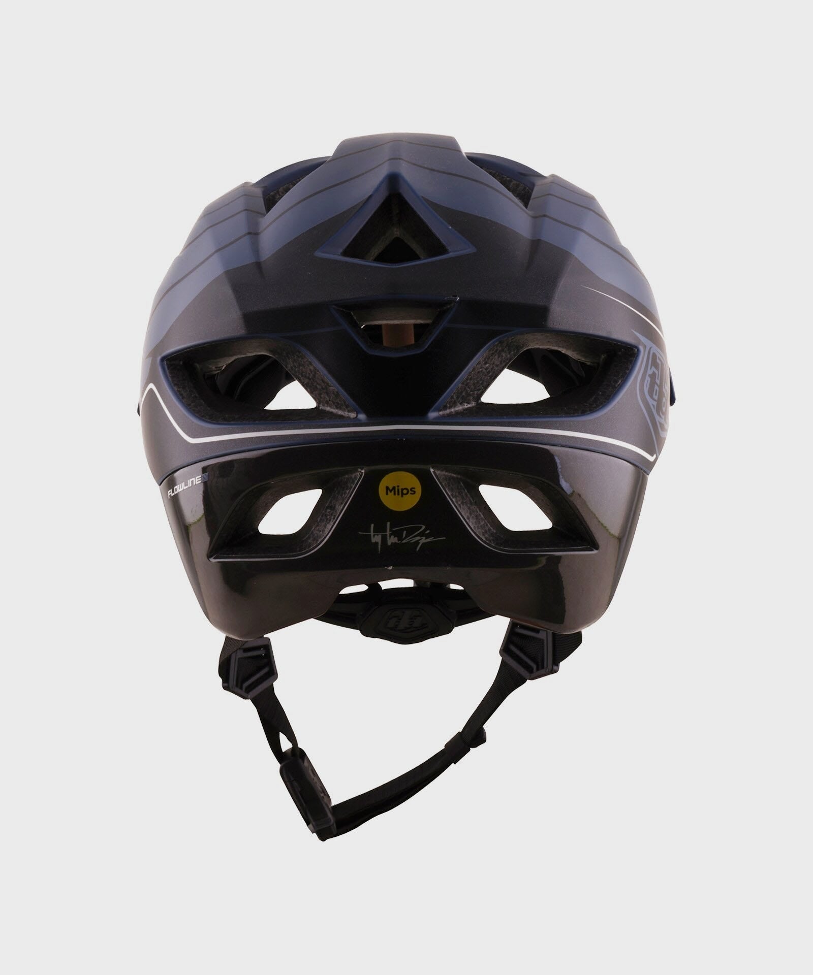 Troy Lee Designs Flowline SE Helmet 2026 - Dipped Slate / Charcoal - View 3 - BRINK