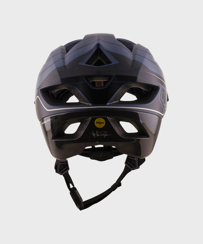Troy Lee Designs Flowline SE Helmet 2026 - Dipped Slate / Charcoal - View 3 - BRINK
