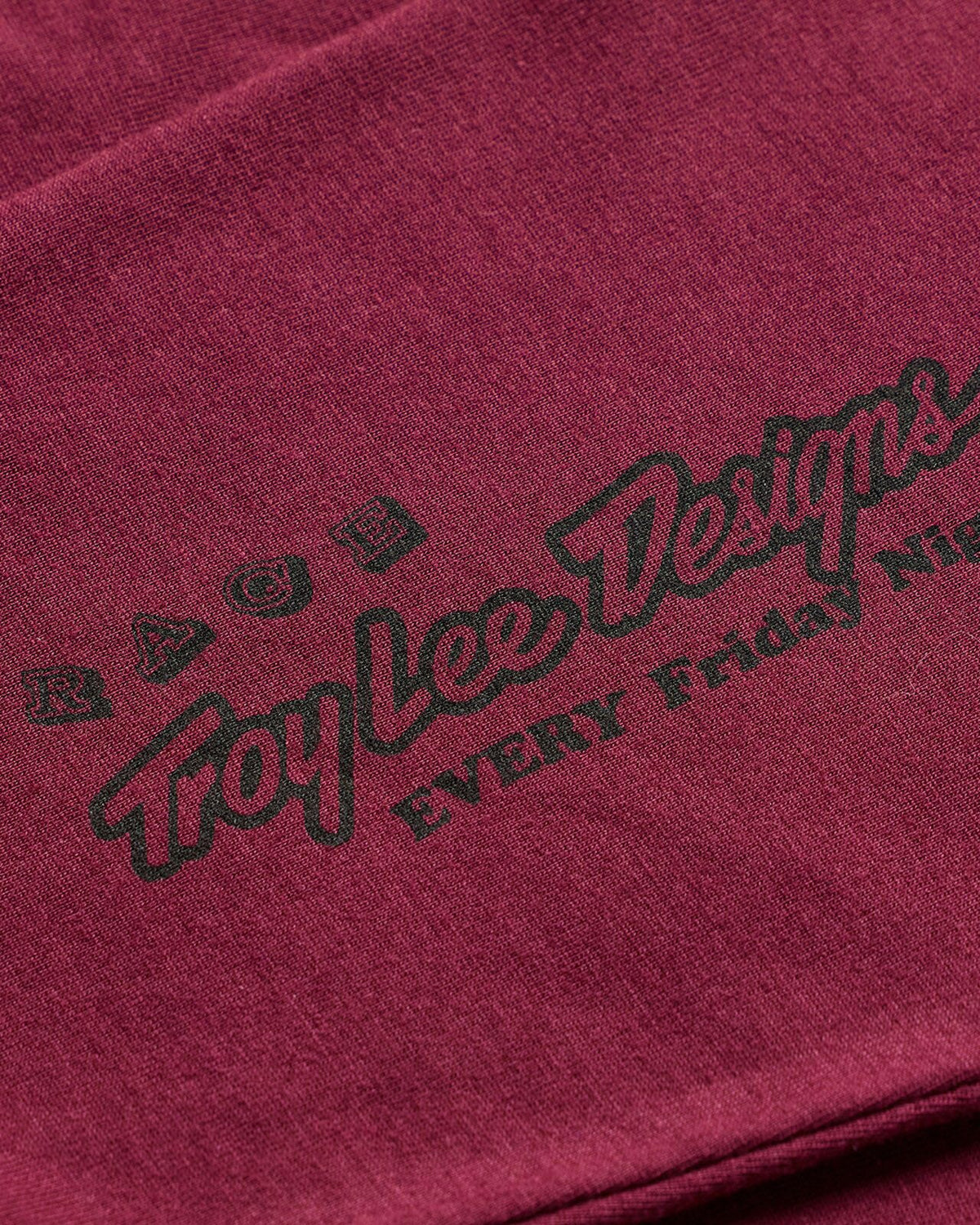 Troy Lee Designs Friday Night LS Tee 2026 - Sangria - View 4 - BRINK