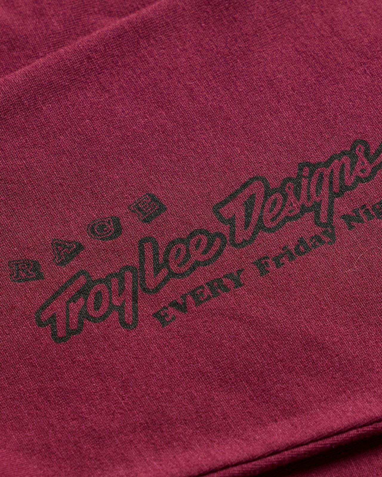 Troy Lee Designs Friday Night LS Tee 2026 - Sangria - View 4 - BRINK