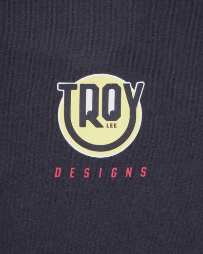 Troy Lee Designs Happy Dayz Womens SS Tee 2026 - Carbon - View 3 - BRINK