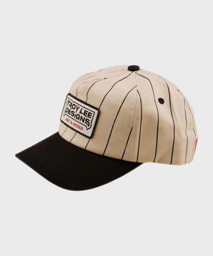 Troy Lee Designs Medieval Unstructured Curved Snapback 2026 - Pumice/Black - View 1 - BRINK