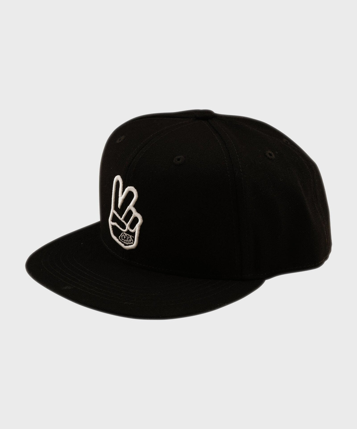 Troy Lee Designs Peace Flat Bill Snapback 2026 - Black - View 1 - BRINK