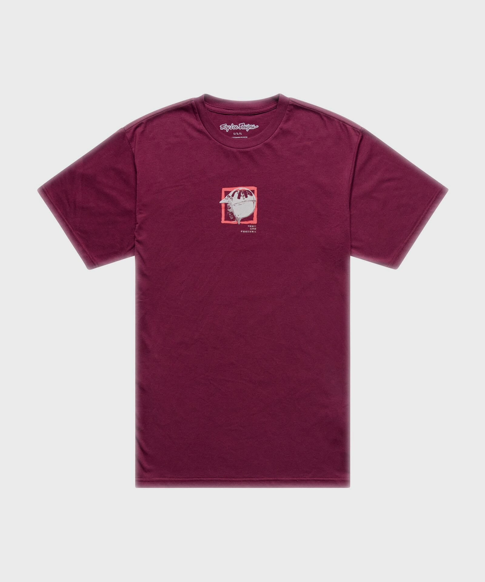 Troy Lee Designs Portrait SS Tee 2026 - Sangria - View 1 - BRINK