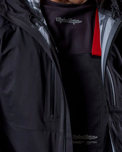 Troy Lee Designs Resist Pro Jacket 2026 - Mono Carbon - View 4 - BRINK