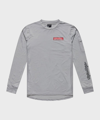 Troy Lee Designs Ruckus Ride LS Tee 2026 - Mid Grey - View 1 - BRINK