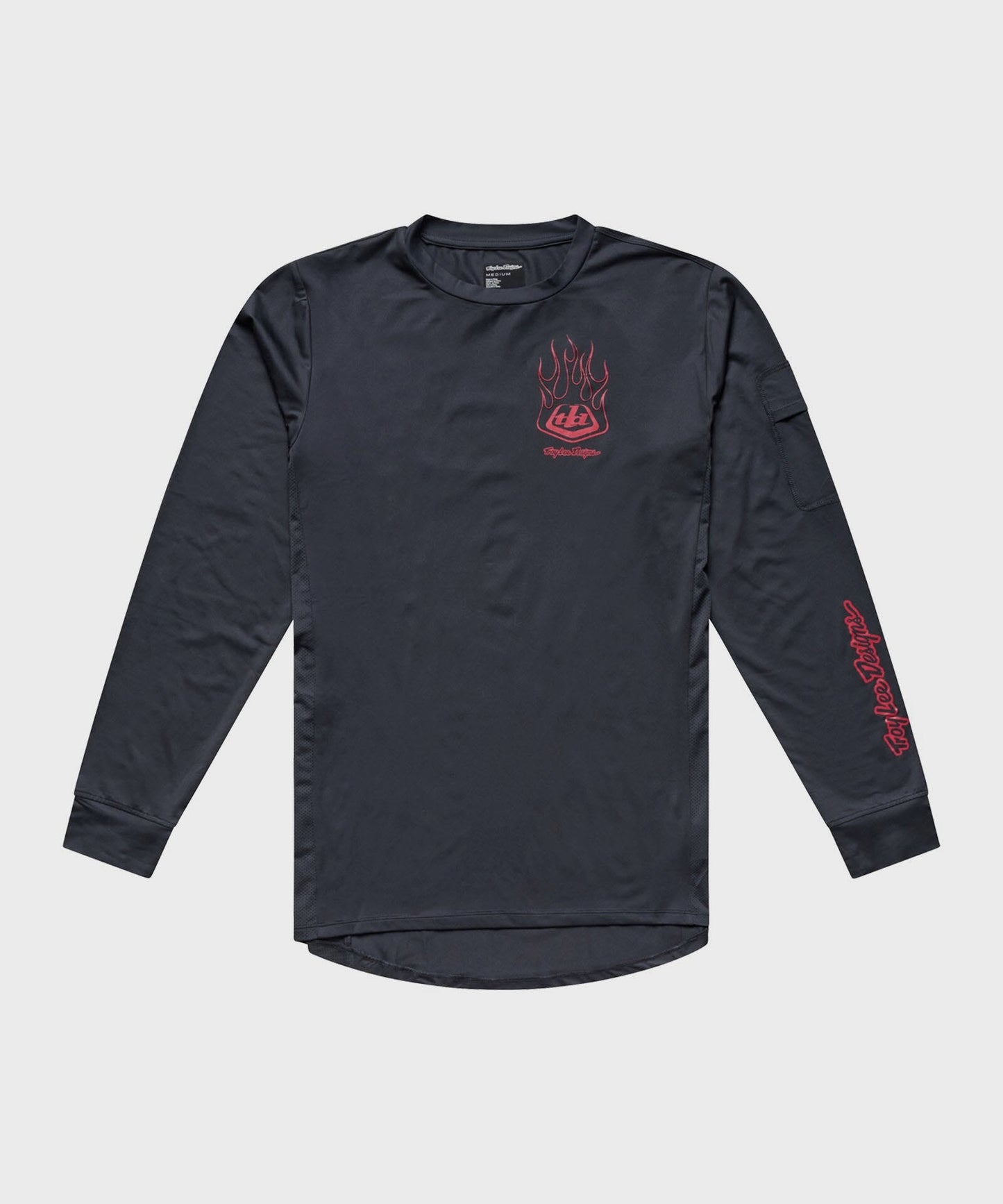 Troy Lee Designs Ruckus Ride LS Tee 2026 - Ember Carbon - View 1 - BRINK