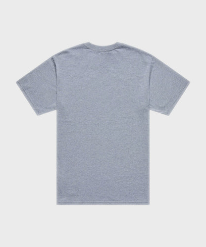 Troy Lee Designs Signature SS Tee 2026 - Grey Heather - View 2 - BRINK