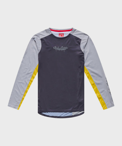 Troy Lee Designs Skyline Pro LS Jersey 2026 - Descend Carbon - View 1 - BRINK