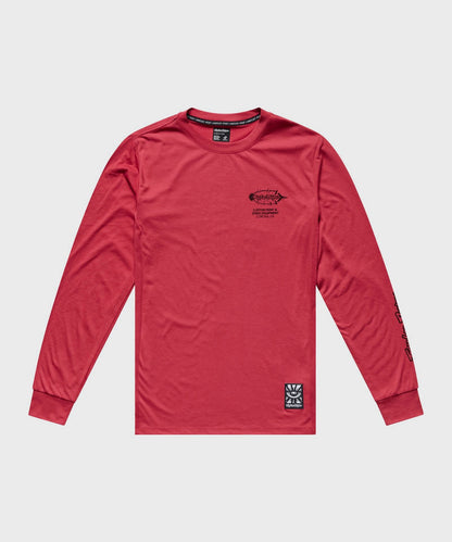 Troy Lee Designs Skyline Ride LS Tee 2026 - Ember Red - View 1 - BRINK
