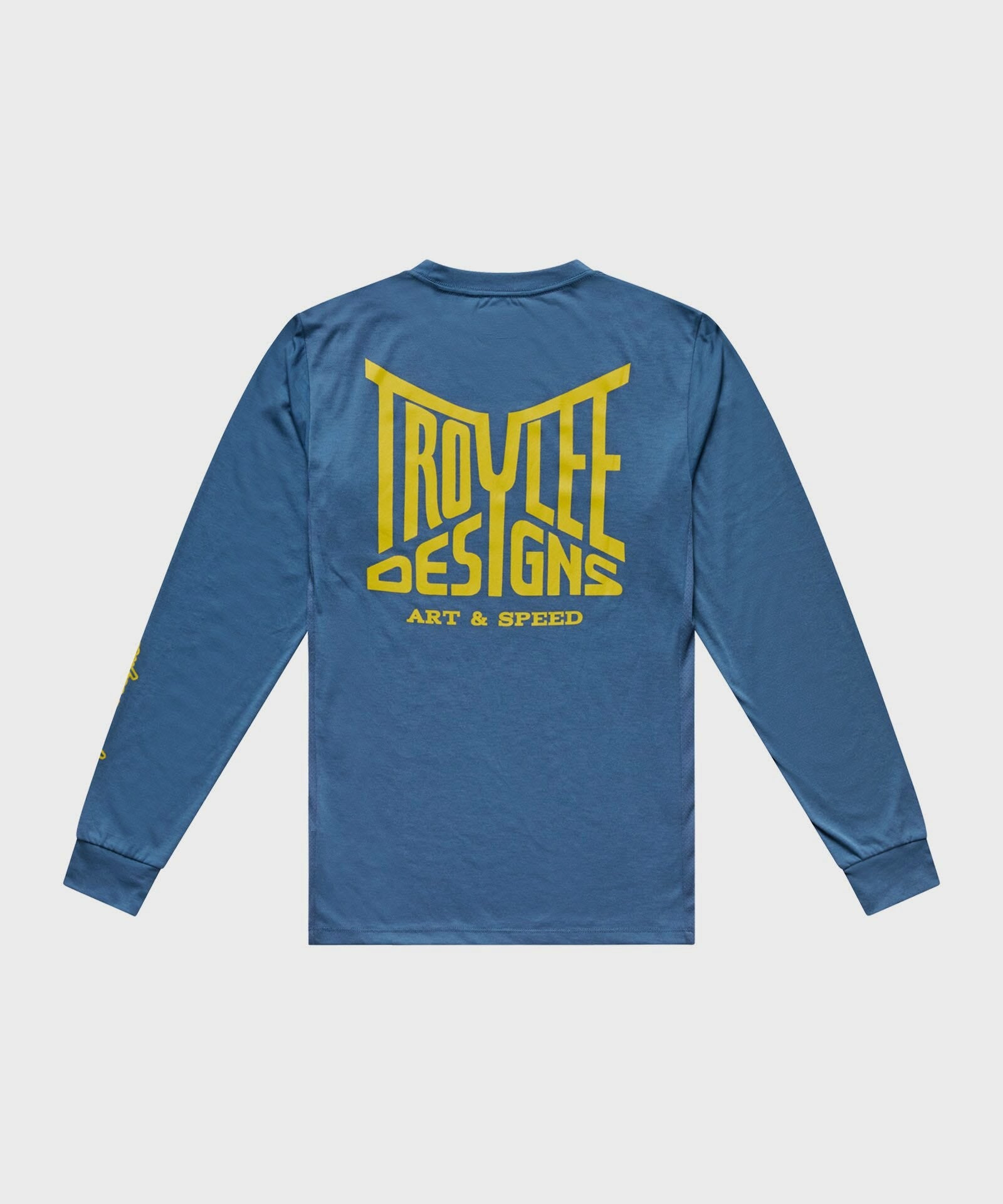 Troy Lee Designs Skyline Ride LS Tee 2026 - TLD Slate - View 2 - BRINK