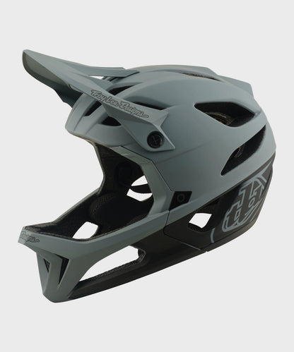 Troy Lee Designs Stage Helmet 2026 - Drone Grey / Charcoal - View 1 - BRINK