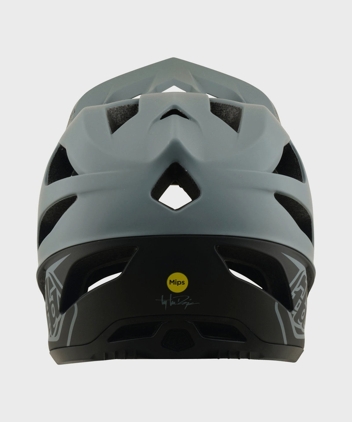 Troy Lee Designs Stage Helmet 2026 - Drone Grey / Charcoal - View 3 - BRINK