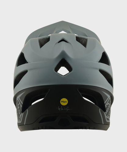 Troy Lee Designs Stage Helmet 2026 - Drone Grey / Charcoal - View 3 - BRINK