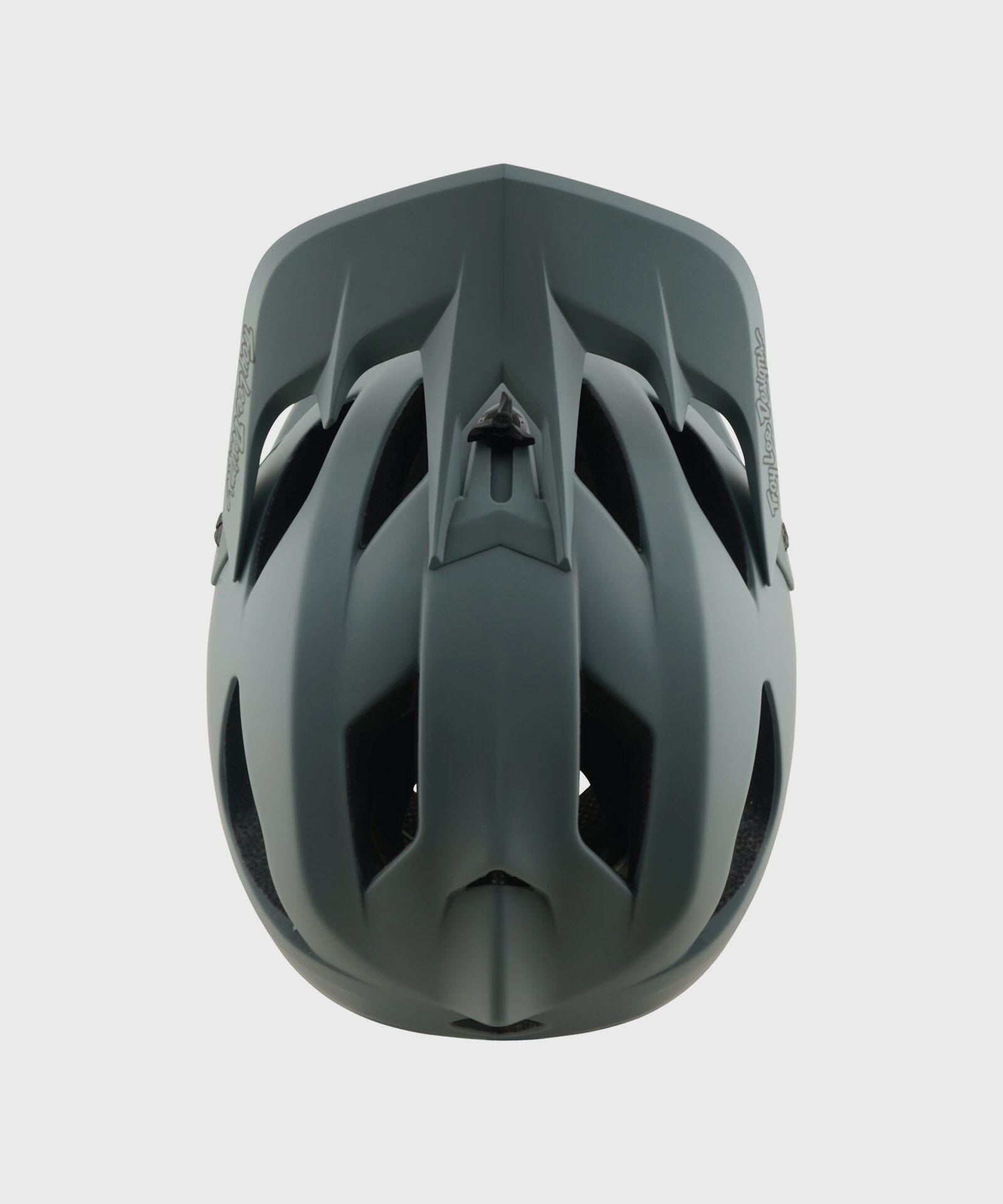 Troy Lee Designs Stage Helmet 2026 - Drone Grey / Charcoal - View 4 - BRINK