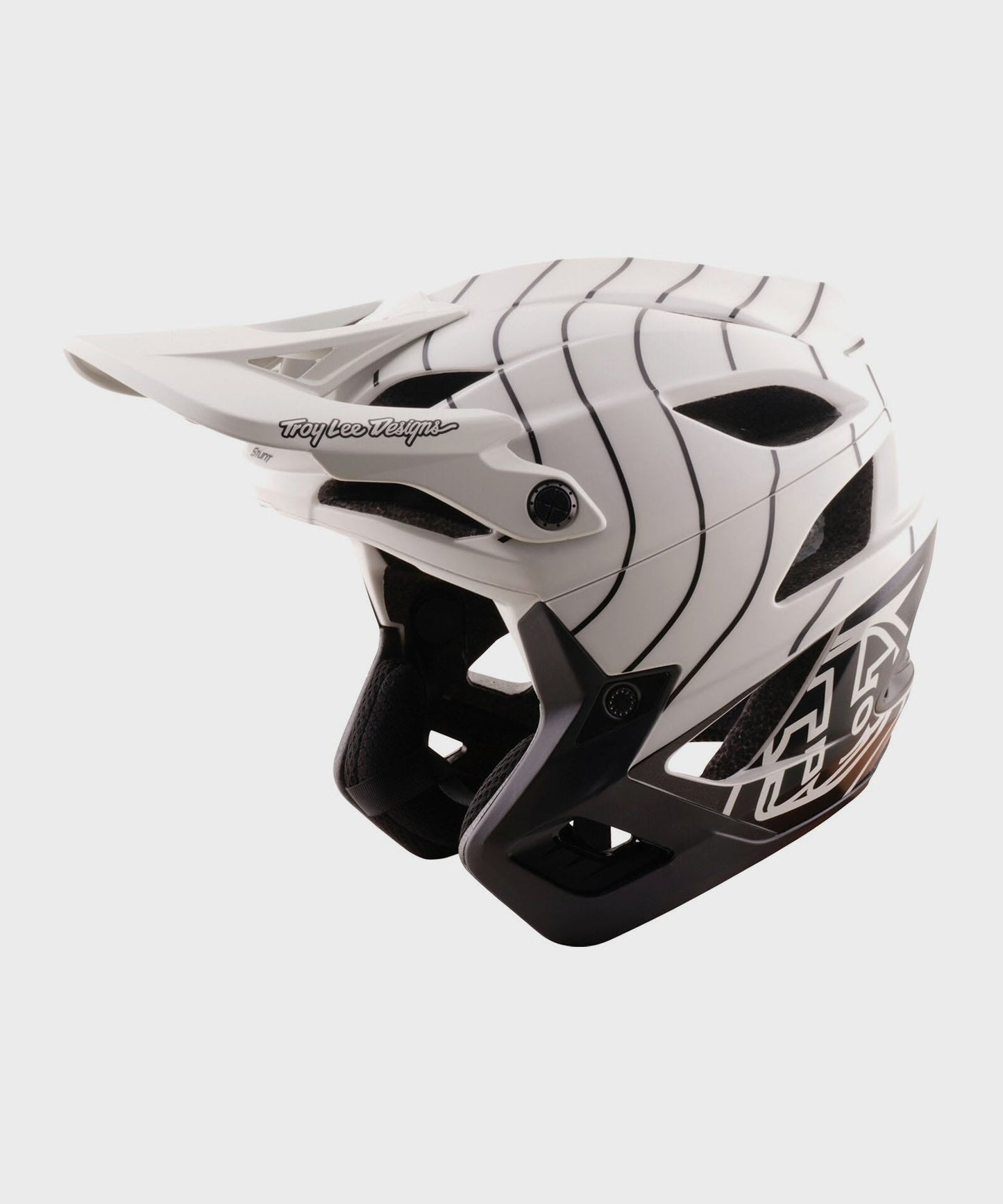 Troy Lee Designs Stage Stunt Helmet 2026 - Airwaves Pumice - View 1 - BRINK