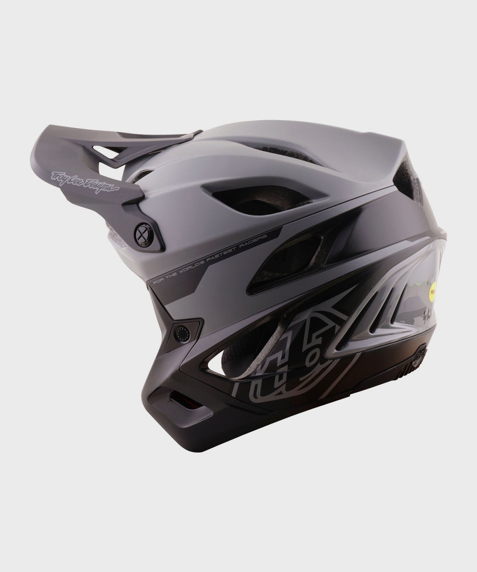 Troy Lee Designs Stage Stunt Helmet 2026 - Roamer Grey - View 2 - BRINK
