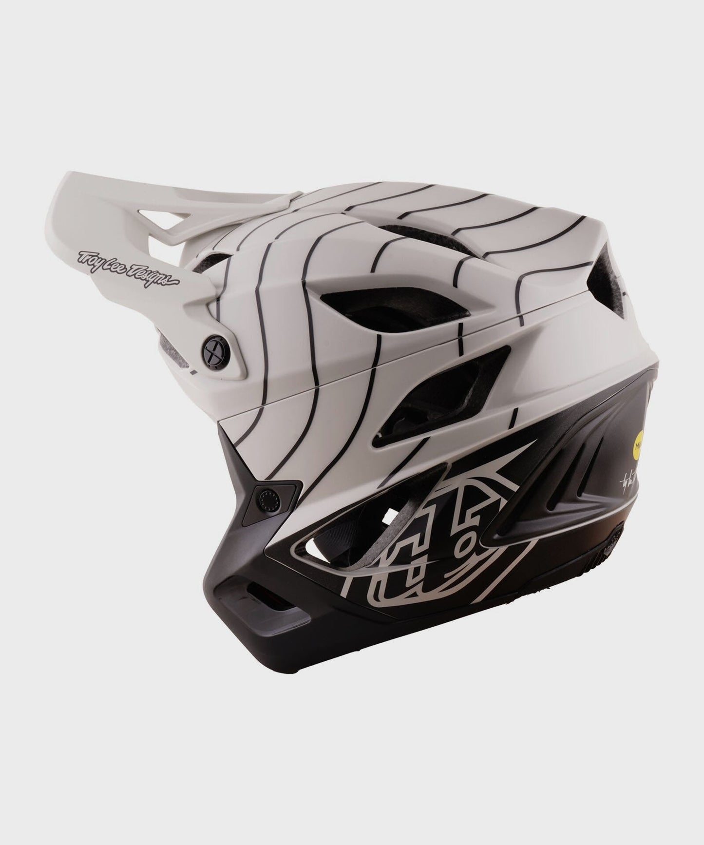Troy Lee Designs Stage Stunt Helmet 2026 - Airwaves Pumice - View 2 - BRINK