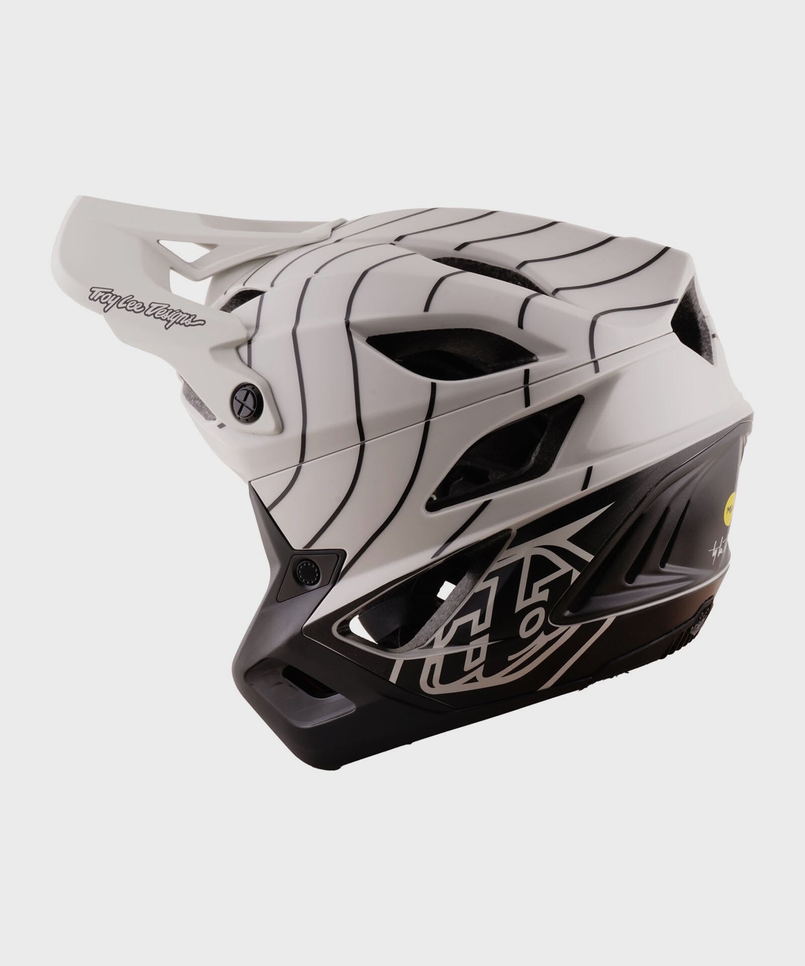 Troy Lee Designs Stage Stunt Helmet 2026 - Airwaves Pumice - View 2 - BRINK