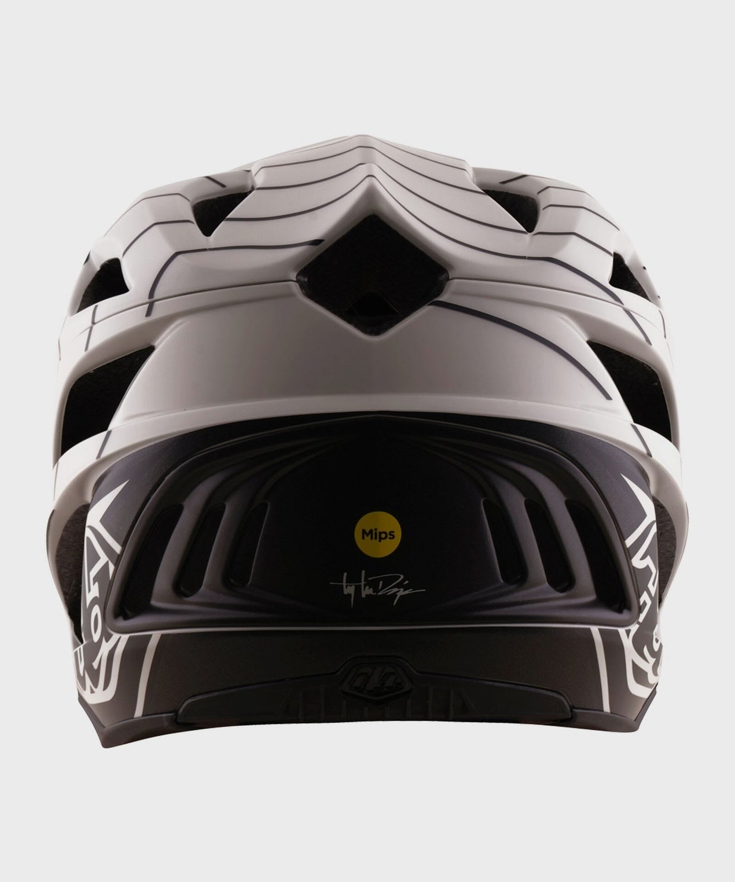 Troy Lee Designs Stage Stunt Helmet 2026 - Airwaves Pumice - View 3 - BRINK