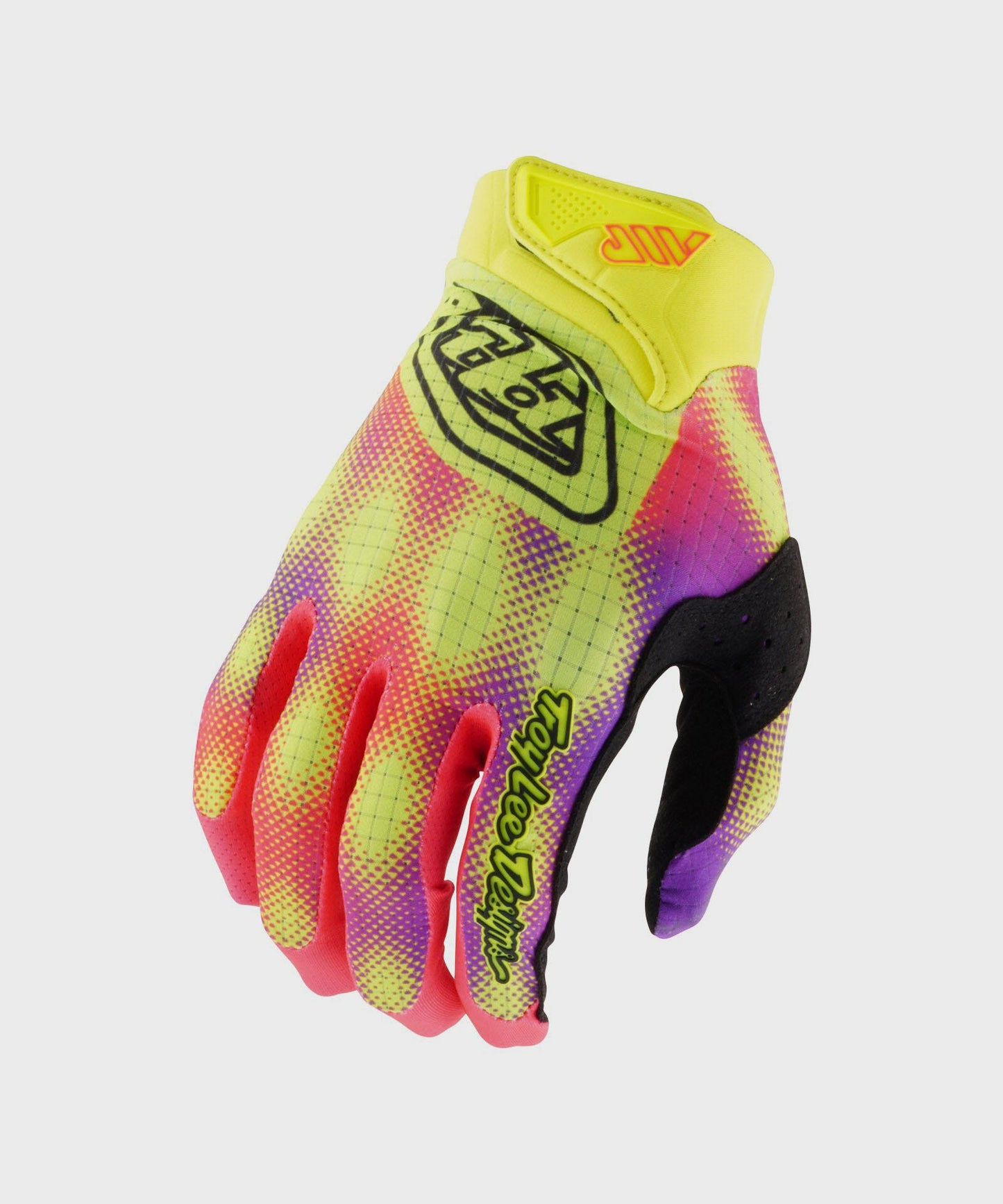 Troy Lee Designs Youth Air Glove 2026 - Aura Flo Yellow - View 1 - BRINK