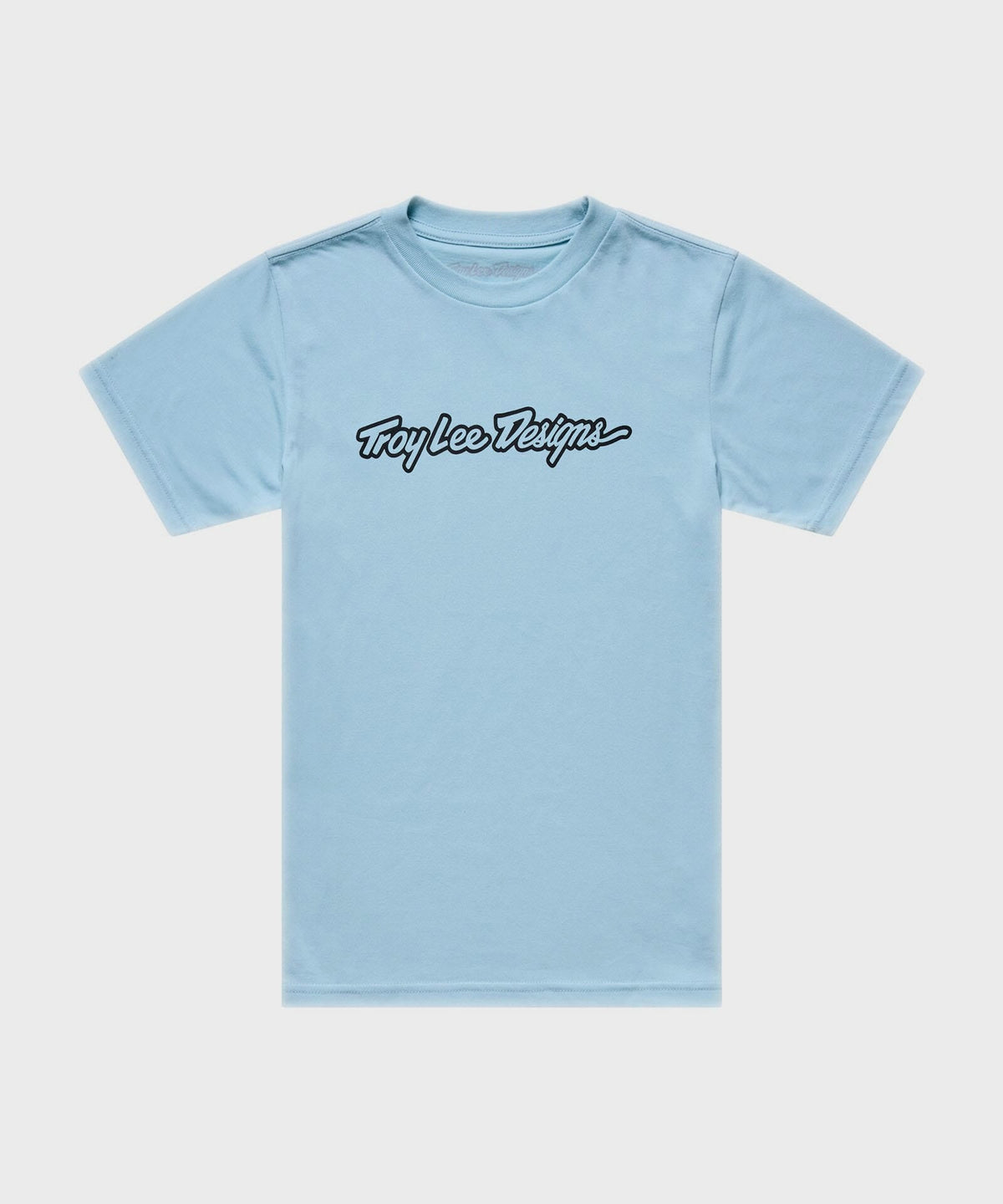 Troy Lee Designs Youth SS Tee 2026 - Dawn Blue - View 1 - BRINK