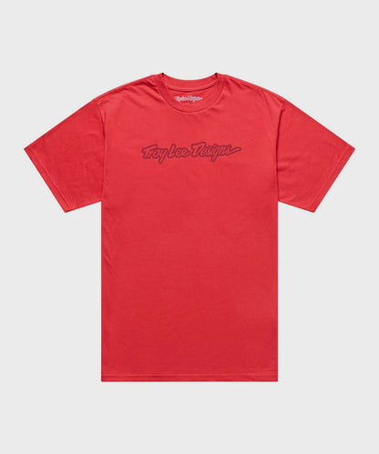 Troy Lee Designs Youth SS Tee 2026 - Scarlet - View 1 - BRINK