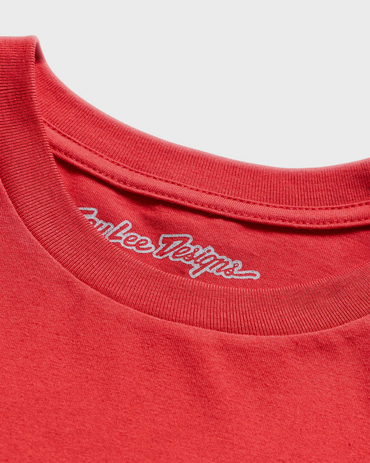 Troy Lee Designs Youth SS Tee 2026 - Scarlet - View 3 - BRINK