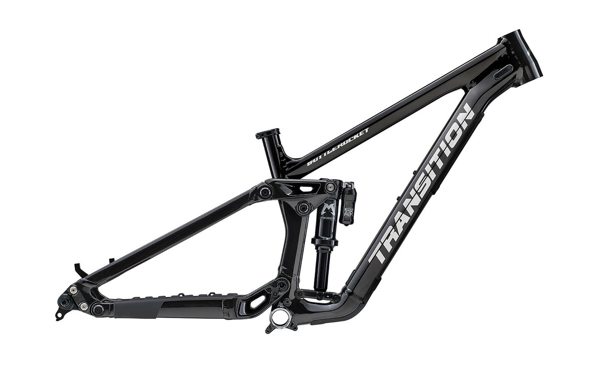 Bottlerocket Frame - Shadow Chrome, frame and shock