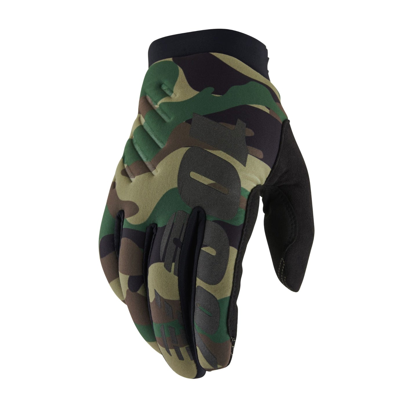 100% Brisker Gloves-S-Camo/Black-BRINK