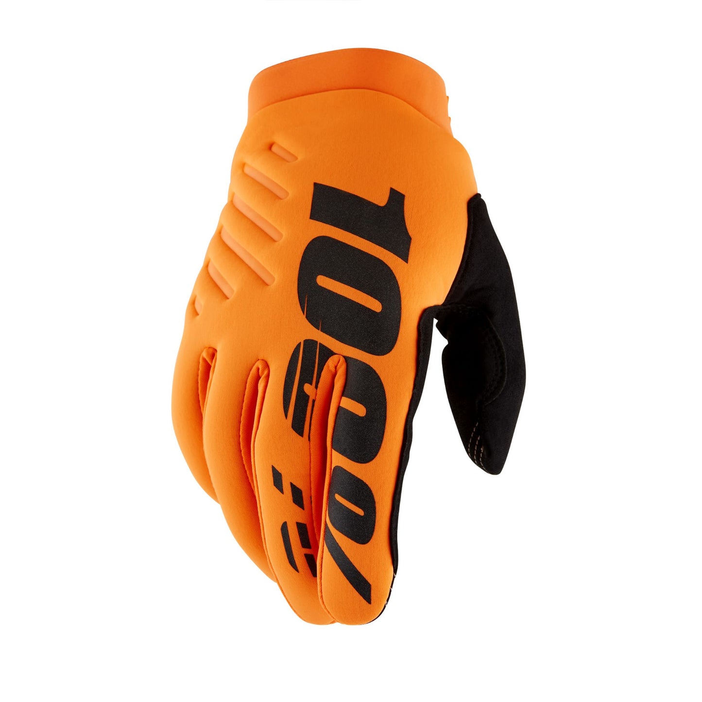 100% Brisker Gloves-S-Fluo Orange/Black-BRINK