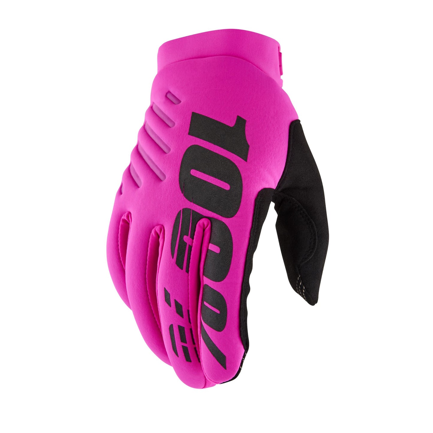 100% Brisker Gloves-S-Neon Pink-BRINK