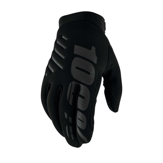 100% Youth Brisker Gloves-S-Black-BRINK