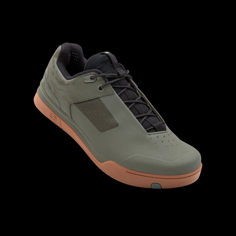 Crankbrothers Mallet Lace Shoes-5-Camo Green-BRINK