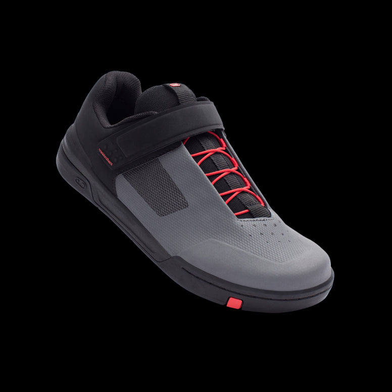 Crankbrothers Stamp Speedlace Shoes-4-Grey / Black / Red-BRINK