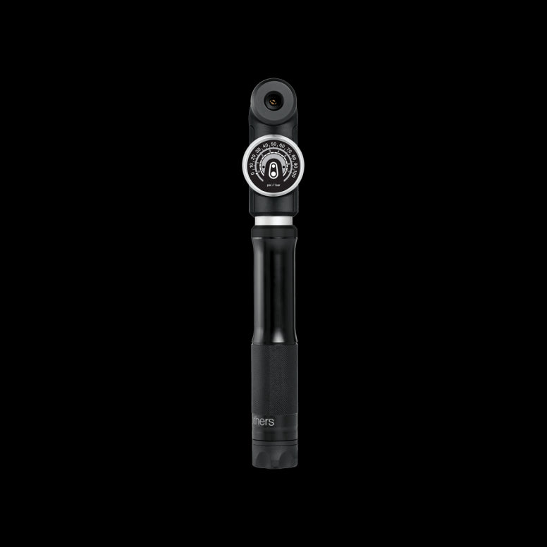 Crankbrothers Sterling Short Pump-With Gauge-Black-BRINK